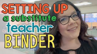 Creating a Substitute Teacher Plan in a Special Ed Classroom