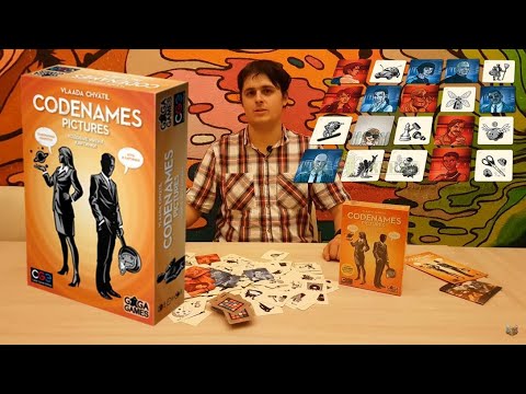 Распаковка Unboxing Кодовые имена. Картинки Codenames: Pictures