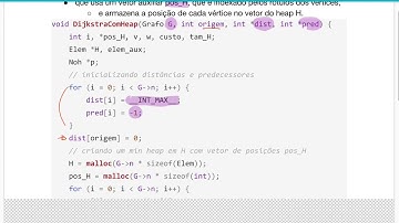 Aula 27.7 - Algoritmo de Dijkstra com Heap: Implementação (AED2)