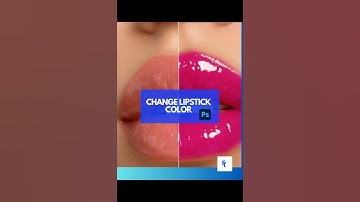 Change Lipstick Color in Photoshop 👄✨ #Shorts