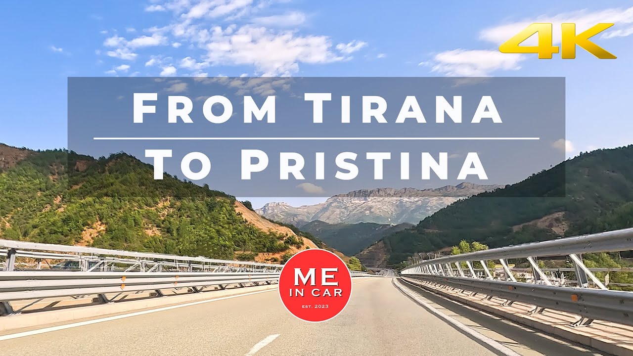 От Тираны до Приштины: между красивыми холмами 🇦🇱 4K TimeLapse 🇽🇰