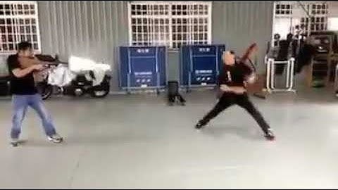 Chinese dude teaches you how to dodge bullets!!