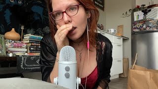 ASMR haul! + pay attention! 😈 (yugiho cards, mouthsounds, tapping, hand movements, get tingles!)