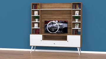 TV Cabinet Example SWOOD SOLIDWORKS
