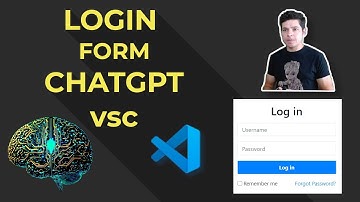 Formulario de login usando ChatGPT en Visual Studio Code