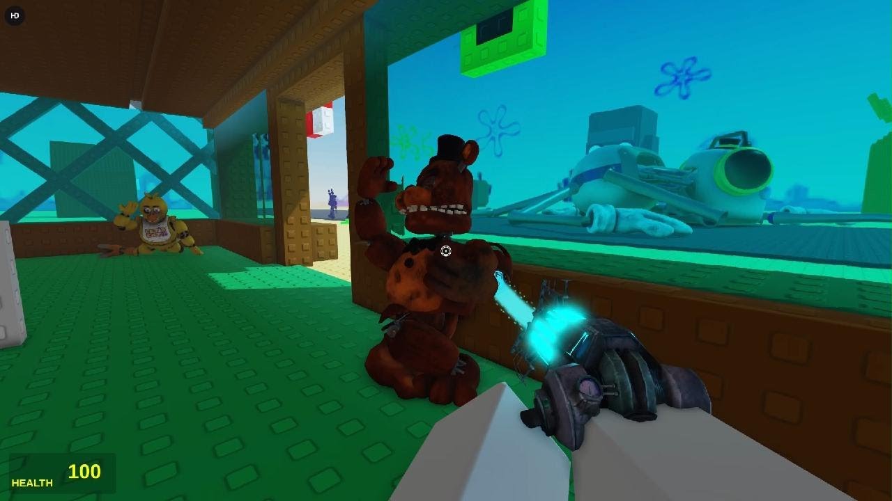 Withered Freddy and friends vs famous characters S5 EP6