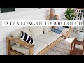 DIY Outdoor Couch Built From 2x4s | Restoration Hardware Knockoff