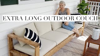 Diy tutorial using modified plans from ryobi nation and ana white to
build your own extra long 103" outdoor couch. cushions ikea back
cushions: https://...