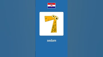 Croatian Numbers 1-10