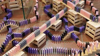 30,000 Dominoes - Brattleboro Domino Toppling 12!