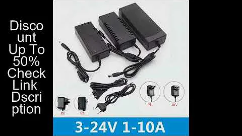 Power Supply Adapter AC 220V DC 3V 5V 6V 8v 9V 10V 12V 24V Adapter Charger 1A 2A 3A 5A 6A 8A Univers