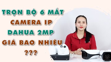 Trọn Bộ 6 Camera Dahua IP 2MP Bao Nhiêu Tiền? Có Nên Mua?