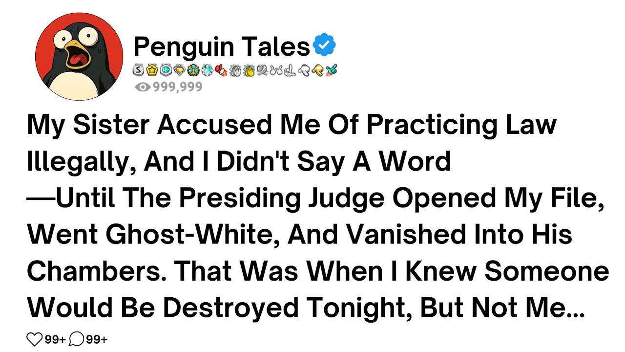 My Sister Accused Me Of Practicing Law Illegally, And I Didn't Say A Word—Until The Presiding Judge