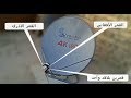 كيفيه التقاط القمر الفغاني والاذري بلاقط واحد حجم الصحن 80سم في العراق التردد اسفل الفيديو