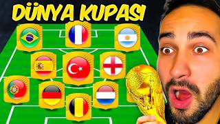 Her Dünya Kupası Ülkesinden 1 Oyuncu Aldım!