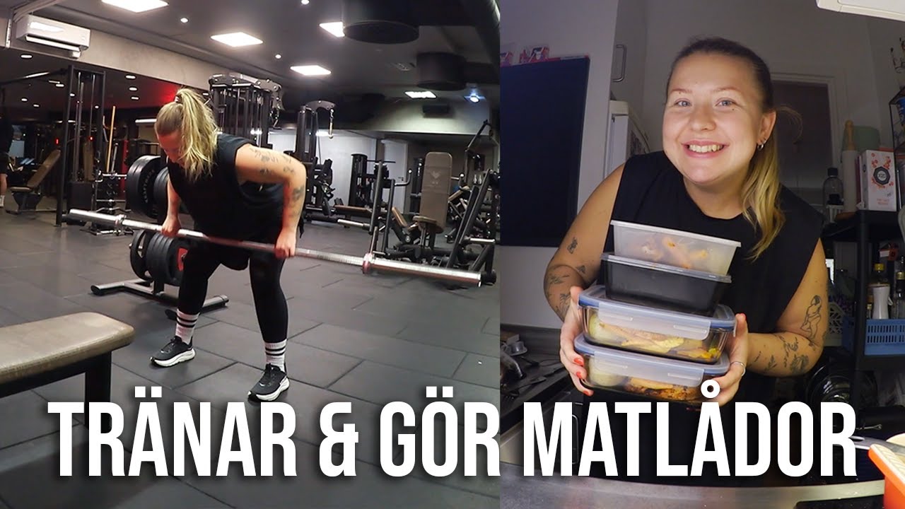TRÄNING & MEALPREP | vlogg