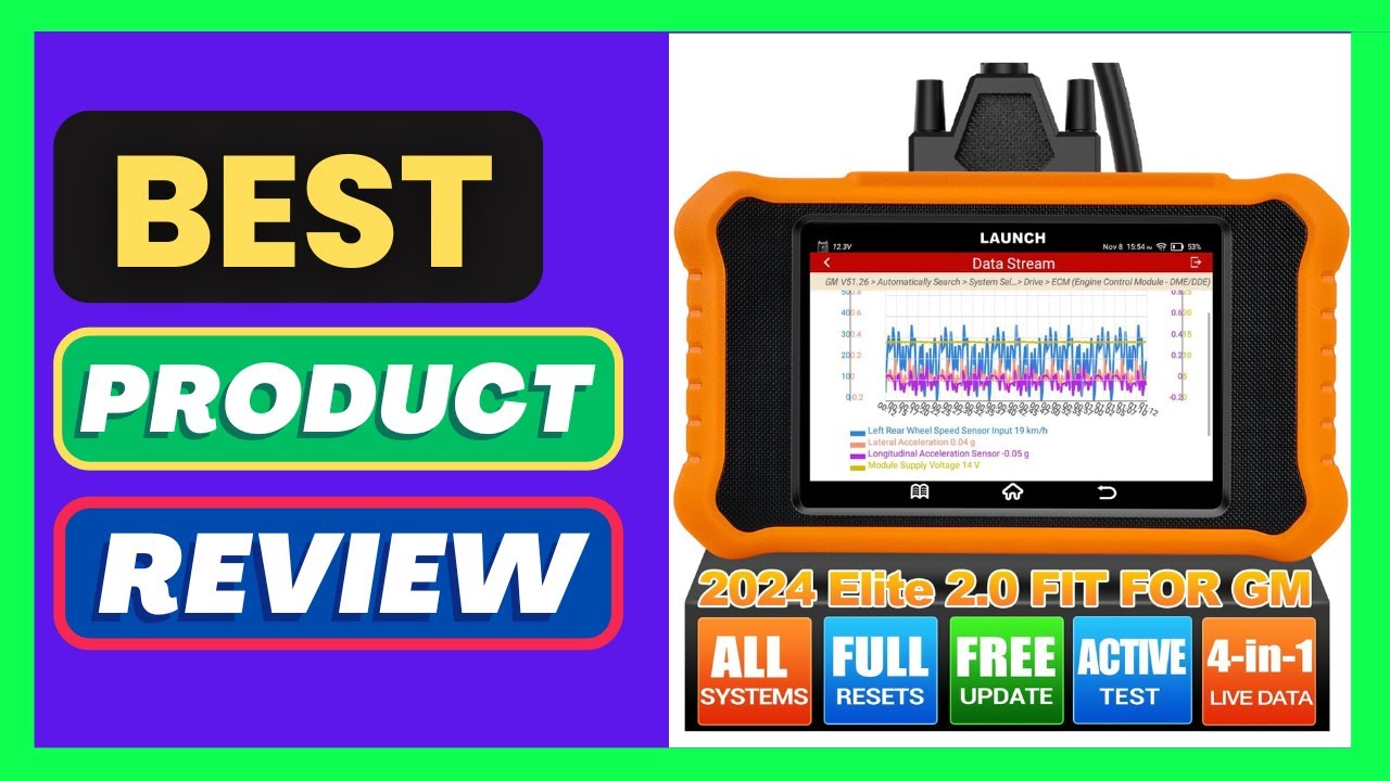 LAUNCH 2025 LAUNCH Creader Elite V2.0 fit for GM Bi-Directional Scan