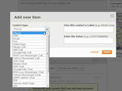 Tutorial 1 - How to Setup Your (dot) .Tel Domain Name