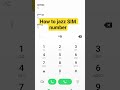 how to jazz SIM number|| how to jazz SIM number #jazz