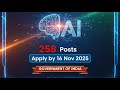 IB ACIO Tech Recruitment 2025 | 258 Posts | Apply by 16 Nov | GATE Score Based Selection
