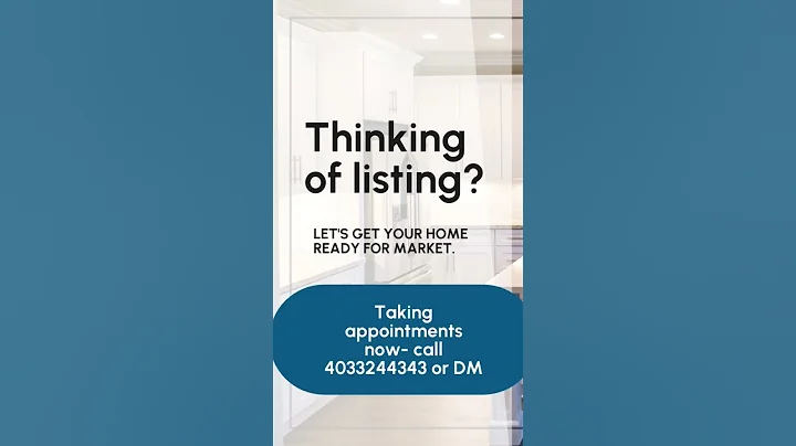 Want to know what it takes to get you HOME LISTED? Call 4033244343 lets get you booked!