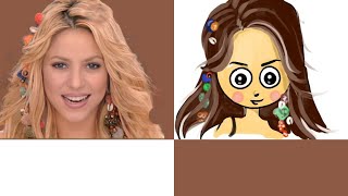 Hips-Swaying Diva With A Shakira Cartoon Avatar Portrait - You Wont Believe The Results
