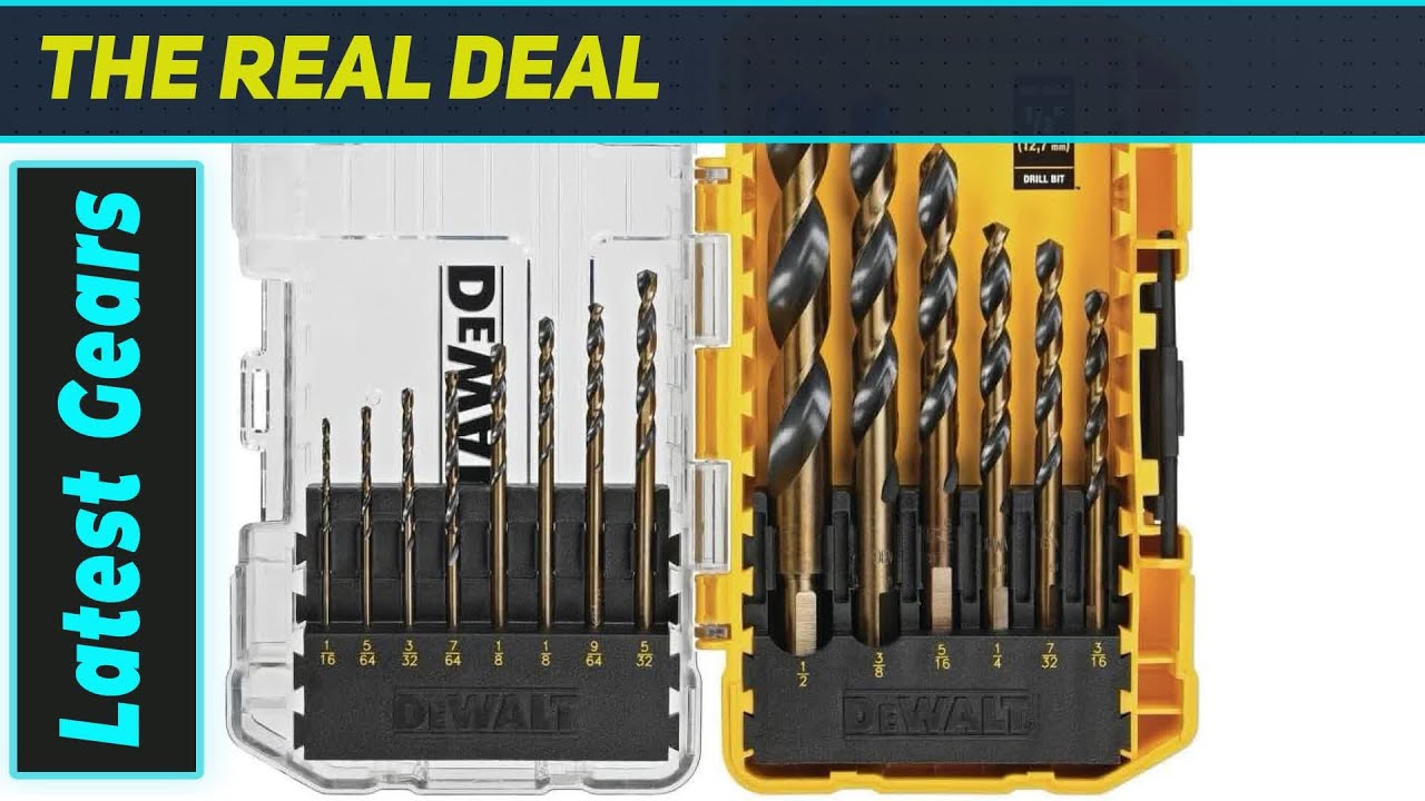 DeWalt 14-Piece Black and Gold Drill Bit Set Might Be the Best Value for DIYers