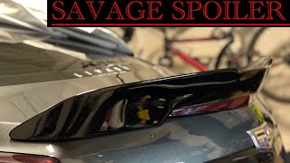 Cadillac CTS spoiler (Savage Cadillac)