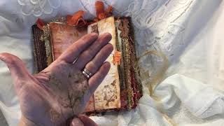 Grungy, rustic autumn junk journal for janet Hicks and dt project for ArtyMaze