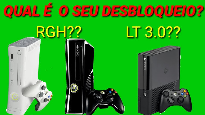 Video Game XBOX 360 Desbloqueado LT 3.0 + JOGOS + Contr