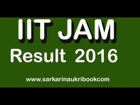 IIT JAM 2016 Result Declared : Check Login JOAPS @ joaps.iitm.ac.in