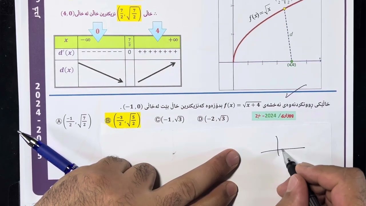 بیرکاری ۱۲ ی زانستی | بەشی چوارەم ـ وانەی پێنجەم | گەڕان بەدوای بەها کۆتاییەکان بەش 2 ڤیدیۆی 12