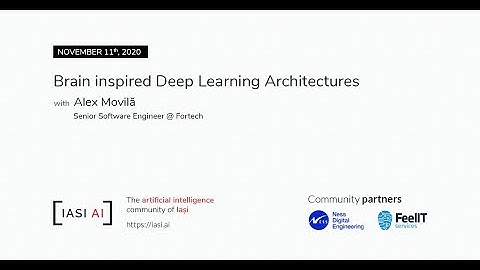 IAȘI AI meetup - Brain inspired Deep Learning Architectures
