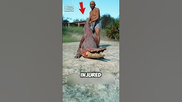 He Saved an Injured Crocodile but Never Expected This‼️😱🐊