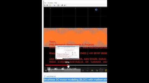 Brushless DC motor modeling BLDC with mathematical equation using Field Oriented Control