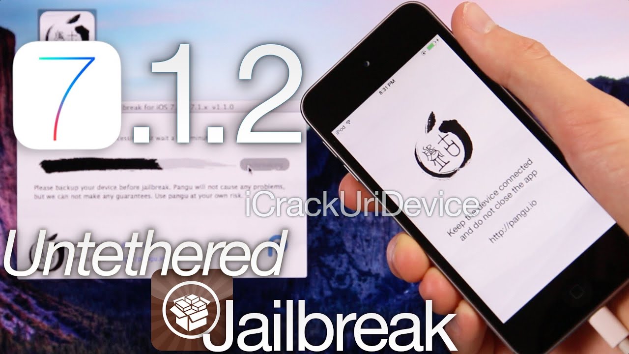 NEW Jailbreak 7.1.2 Untethered Pangu iOS 7.1.2 iPhone 5S,5C 4S,4 ...