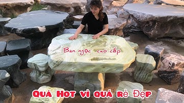 20TR Có Ngay Bộ Bàn Đá Ngọc Siêu Cấp| BĐ05