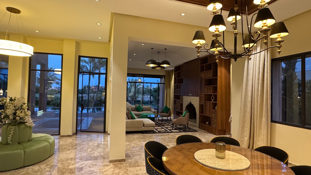 لا تحكم على كتاب حتى تقرأ آخر سطر 😍 فيضان من جمال مراكش غولف بريستيجيا 0774777777