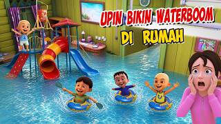 Upin & Ipin Build a Waterpark Wave Pool at Home, Kak Ros is Shocked - Funny GTA