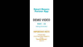 How to add Associates? - Smart Buyers Partner App - Demo 3 [Hindi] screenshot 4