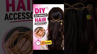 DIY viral bangle hair accessory🤩#diy#shorts#youtubeshorts#craft@Kajals_Vlog_Diary05