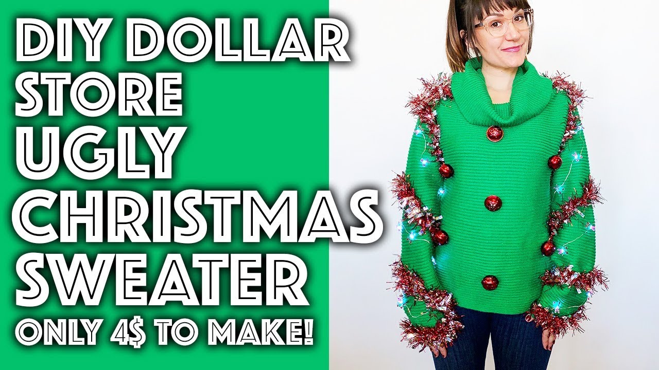 Six DIY Ugly Christmas Sweater Ideas That are Super Easy to Make