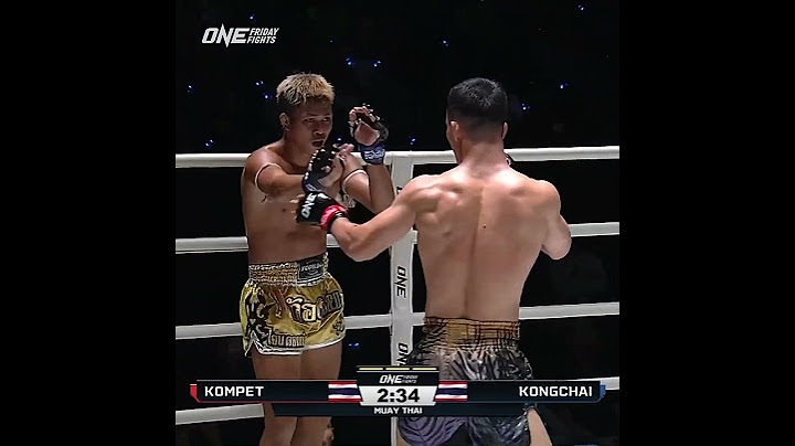 Kompet and Kongchai went all out in our main event ⚔️ #ONEFridayFights32