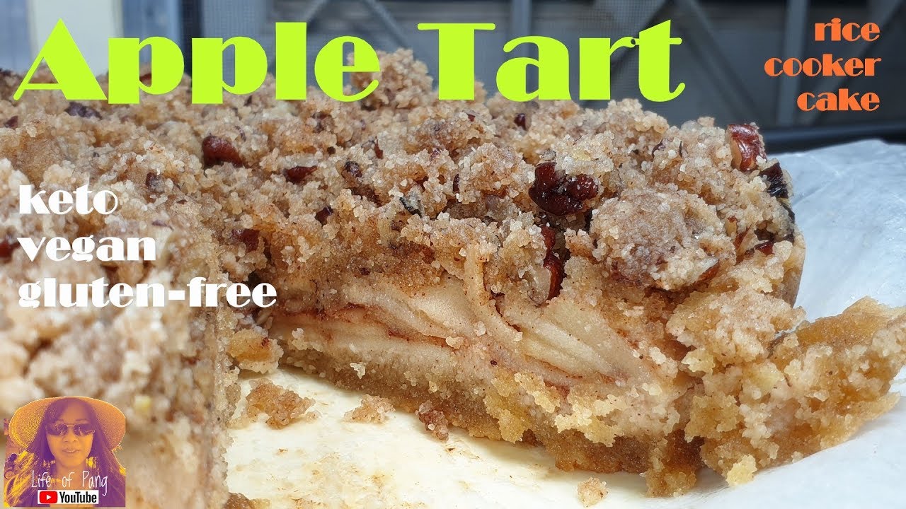 EASY RICE COOKER CAKE RECIPES: Apple Tart - Keto | Vegan | Gluten-Free