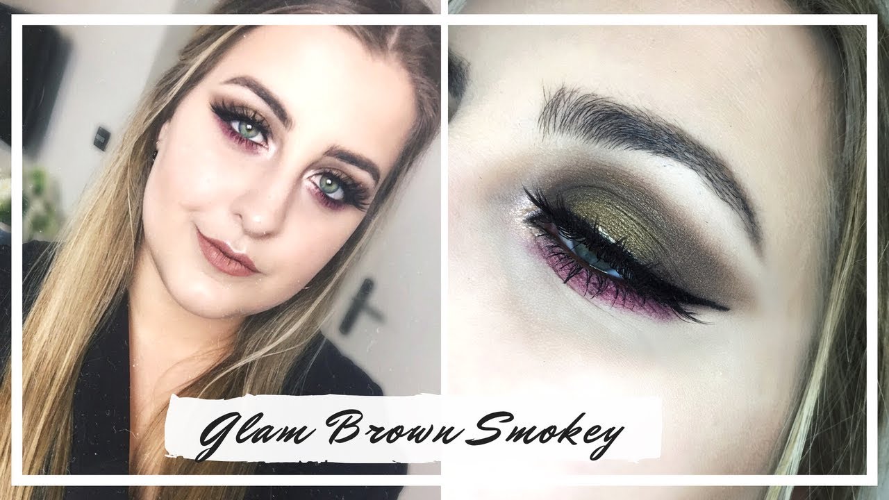 TUTO // GLAM BROWN AND PURPLE SMOKEY EYES / JoyRusco