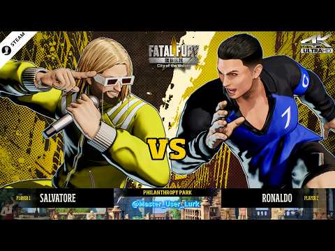 FATAL FURY: CotW Salvatore Ganacci vs Cristiano Ronaldo [PC 4K60FPS]