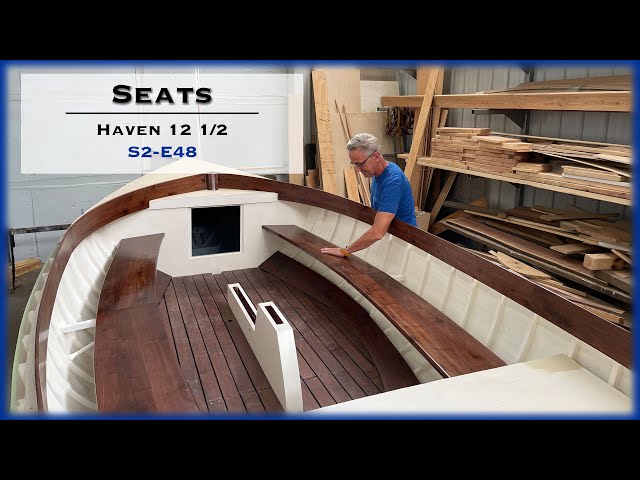 Wooden Boat Building, Installing Seats S2-E48 Seats - YouTube