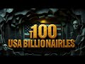 Top 100 USA Billionaires 2025 | Richest People in America | US Billionaires List