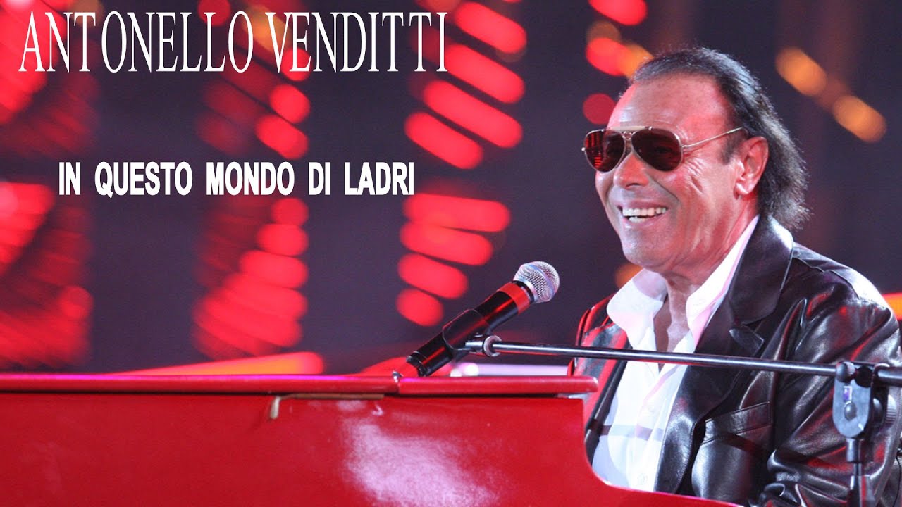 ANTONELLO VENDITTI★IN QUESTO MONDO DI LADRI★KARAOKE(NEW LIVE VERSION