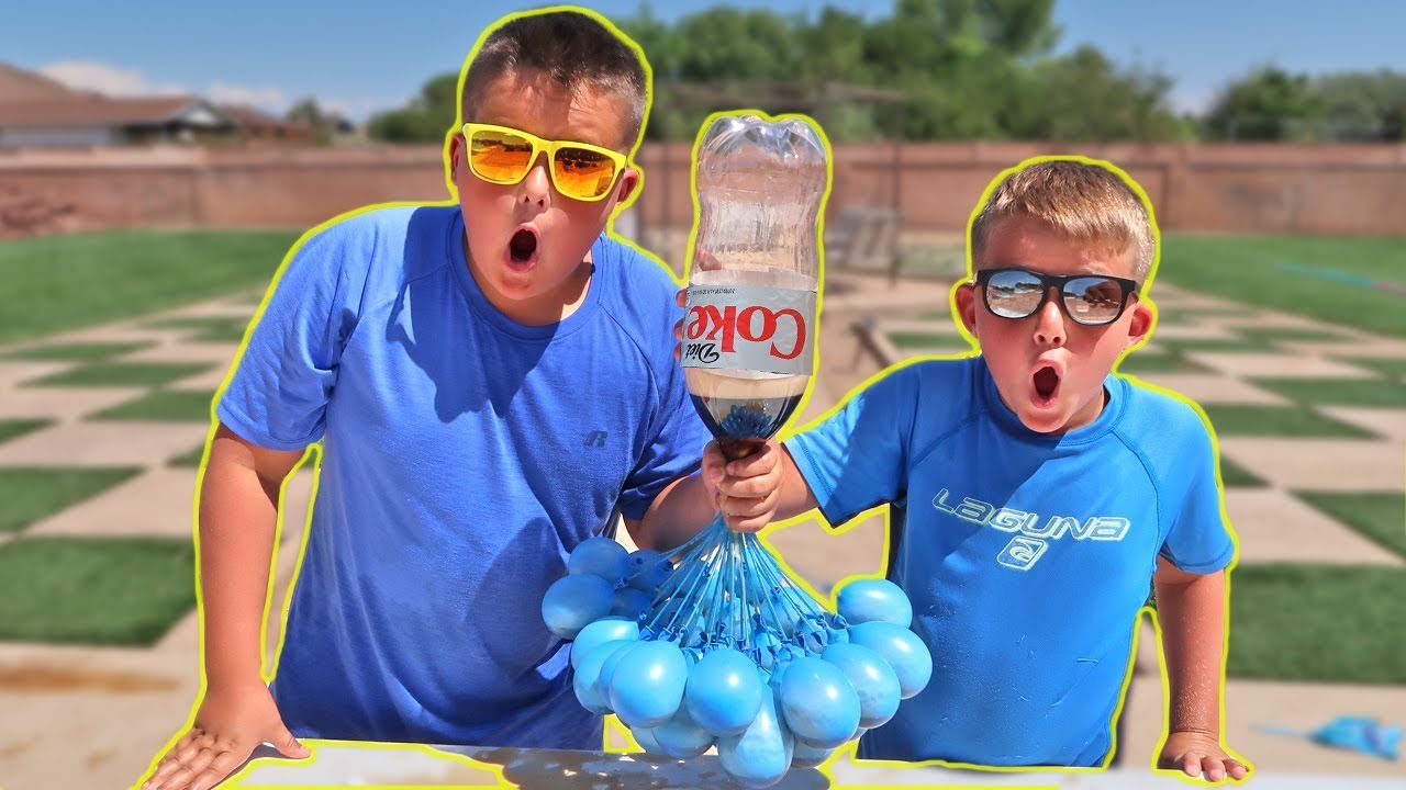 BEST COCA COLA & Mentos VS Balloons Experiments